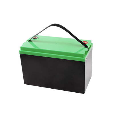 आरवी कारवां नाव घरों के लिए LiFePO4 12V 100Ah पोर्टेबल लिथियम बैटरी पैक