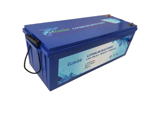 24V 200Ah LiFePO4 लिथियम बैटरी डीप साइकिल के लिए RV कारवां नाव घरों आउटडोर
