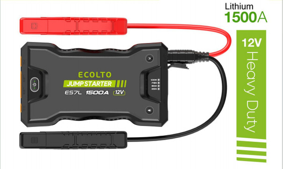 हल्के 12V लिथियम बैटरी जंप स्टार्टर छोटे पोर्टेबल जंप स्टार्टर