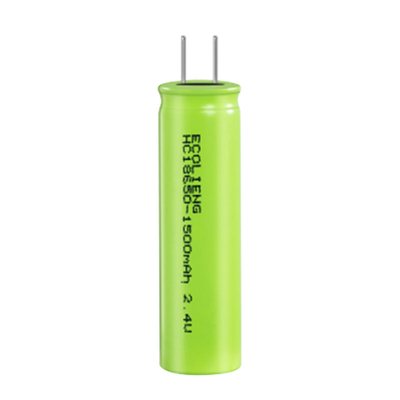 18650 लिथियम आयन एलटीओ बैटरी सेल 2.4V 1500mAh उच्च चक्र जीवन समय के साथ