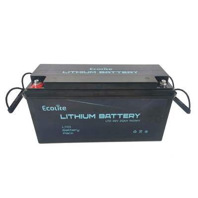 48V 20.8Ah लिथियम टाइटनेट एलटीओ बैटरी उच्च दर चार्ज ECOLTO-T4820