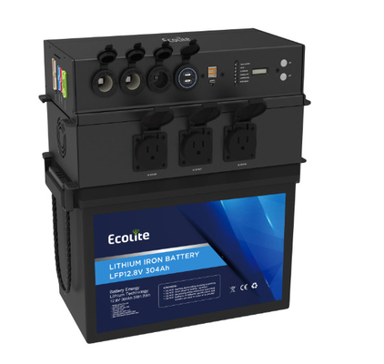 पोर्टेबल 12.8V RV लिथियम बैटरी 300Ah 3840Wh CC / CV चार्जिंग मोड