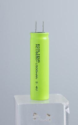 18650 लिथियम आयन एलटीओ बैटरी सेल 2.4V 1500mAh उच्च चक्र जीवन समय के साथ