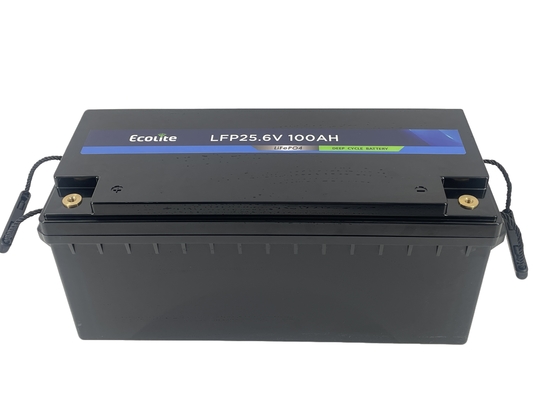 25.6V 100Ah LFP LiFePO4 लिथियम बैटरी पैक