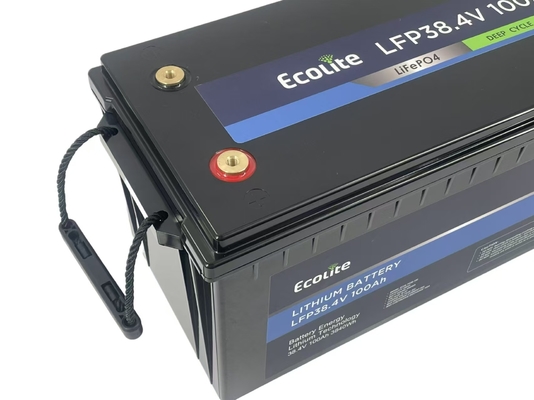 LFP LiFePO4 लिथियम बैटरी 38.4V 100Ah लिथियम आयरन फॉस्फेट बैटरी ब्लूटूथ