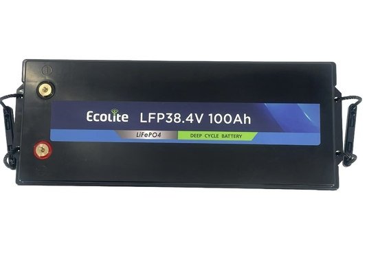 38ब्लूटूथ संचार के साथ.4V 100Ah LiFePO4 लिथियम बैटरी