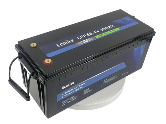 38ब्लूटूथ संचार के साथ.4V 100Ah LiFePO4 लिथियम बैटरी