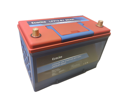 ऑटोमोटिव LiFePO4 लिथियम लोहा कार स्टार्टर बैटरी के साथ गहरी चक्र 1200CCA 12.8V लिथियम कार स्टार्टर बैटरी