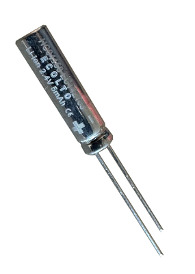 2.4V 5mAh सटीक उपकरणों के लिए लघु रिचार्जेबल लिथियम टाइटनेट बैटरी सेल