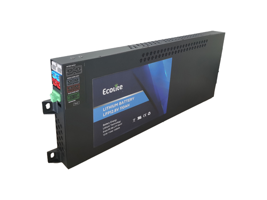 एलईडी डिस्प्ले के साथ हल्के LiFePO4 12V 110Ah RV लिथियम आयरन फॉस्फेट बैटरी