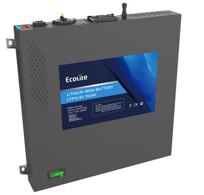 स्लिमलाइन मैक्स 12.8V 110Ah RV लिथियम बैटरी पैक पिकअप ट्रक के लिए एकीकृत इन्वर्टर