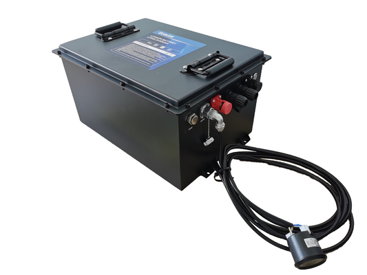 हाई परफॉर्मेंस लाइफपीओ4 लिथियम आयन बैटरी 51.2V 105Ah गोल्फ और उपयोगिता कार्ट के लिए