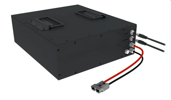 एजीवी और औद्योगिक बिजली जरूरतों के लिए उच्च प्रदर्शन 51.2V 50Ah LiFePO4 लिथियम बैटरी